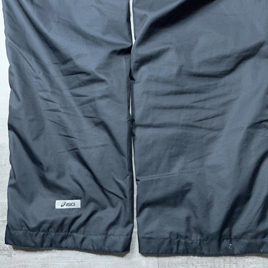 asics アシックス ウィンドブレーカー 上下 セットアップ L 黒 裏地