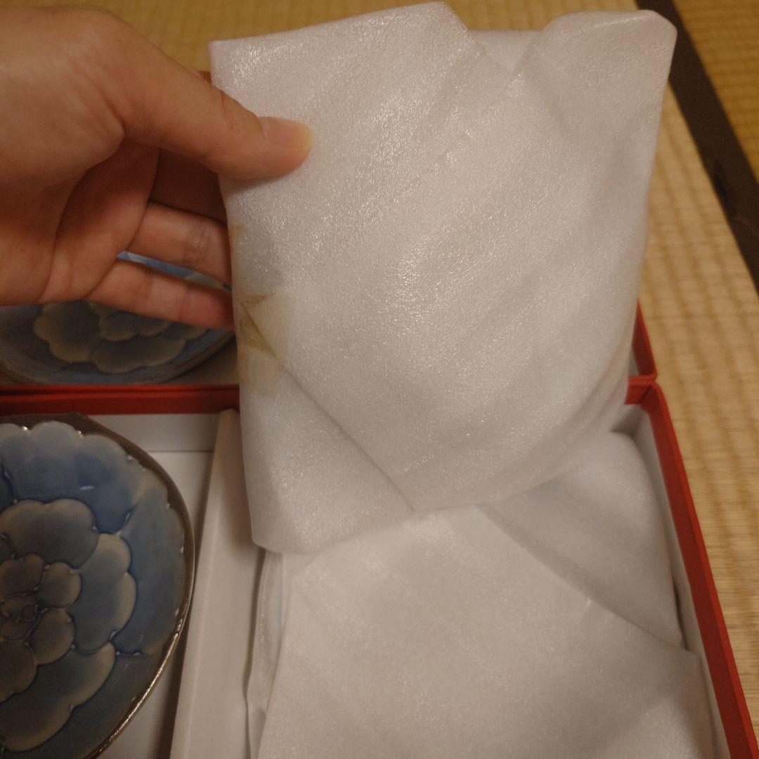 有田焼　プラチナ牡丹陶磁器 10枚セット
