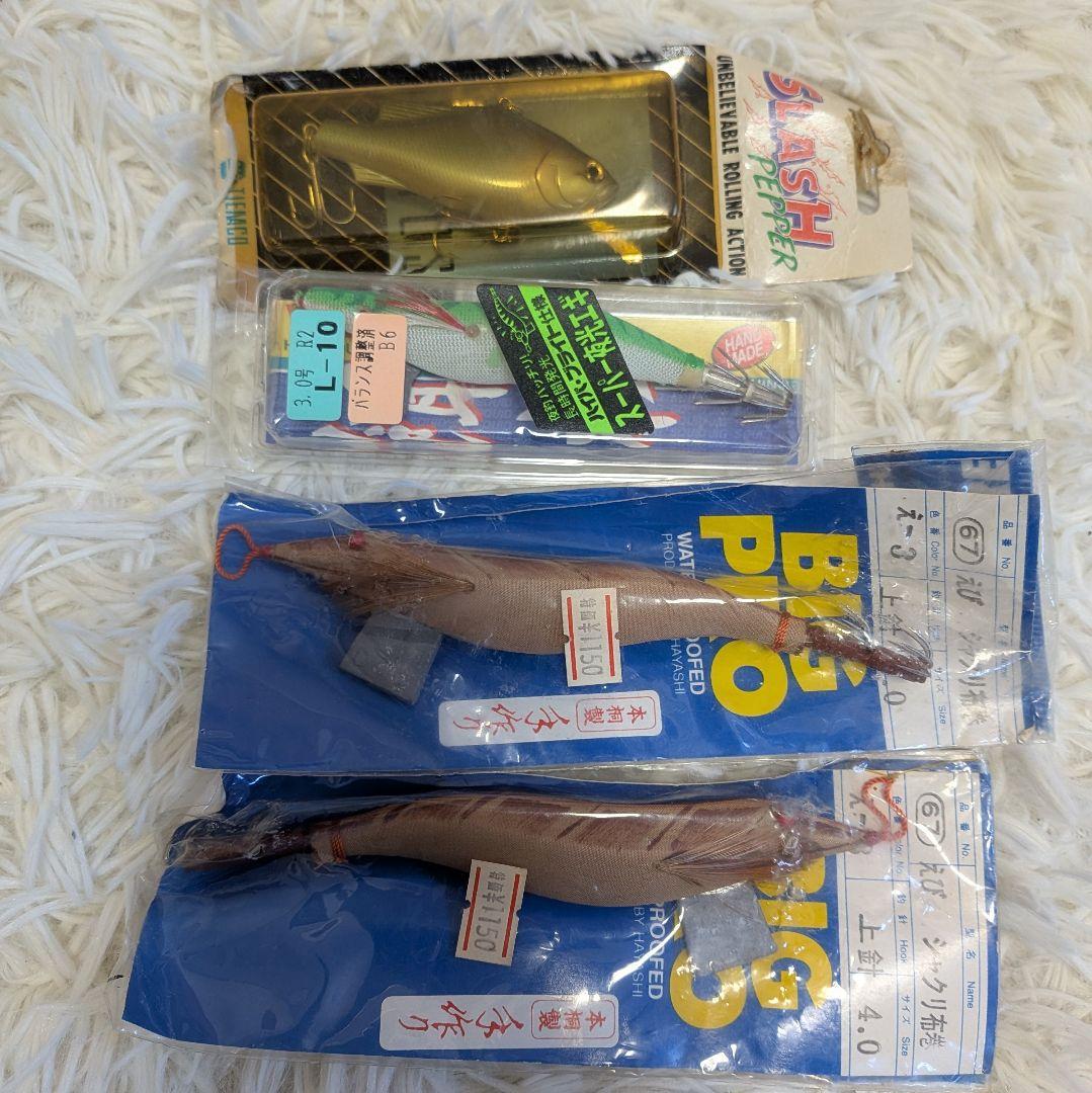 釣り ルアー フライ エギ まとめ売り 42点 フグ エビ 等