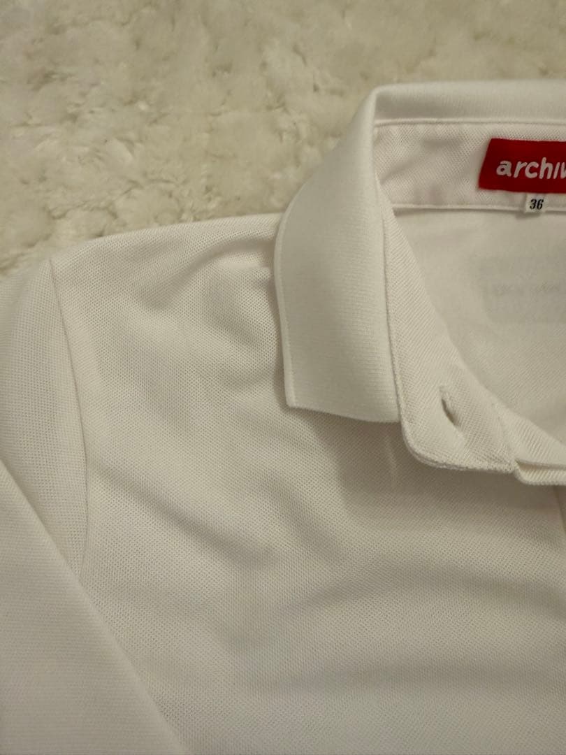 archivio ホワイト ポロシャツ S 新品タグなし