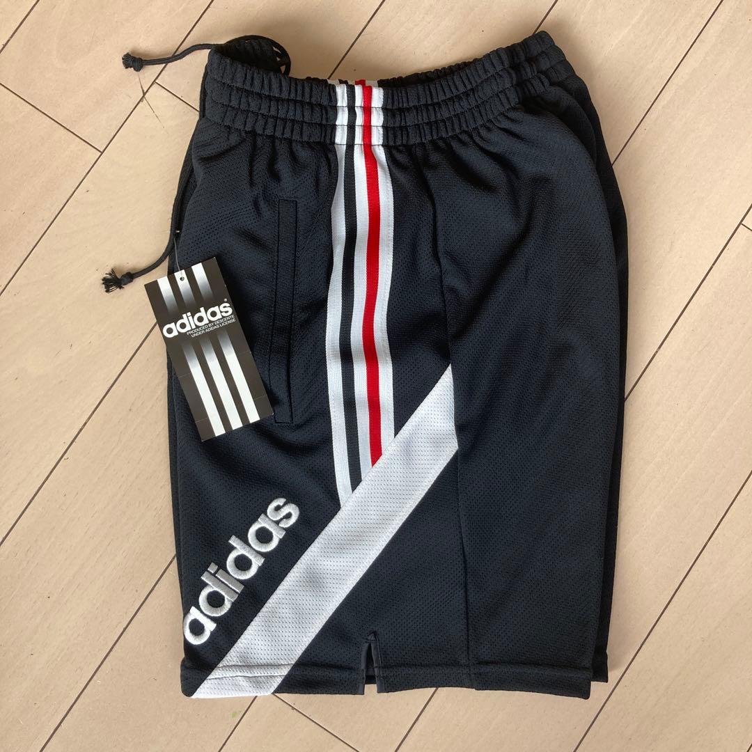 90s未使用品デサント製adidas メッシュセットアップ　MLサイズ