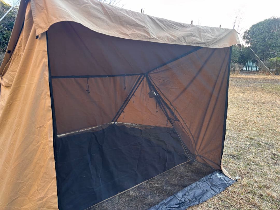【美品】goglamping パップテント2.0 芝サイト使用5回