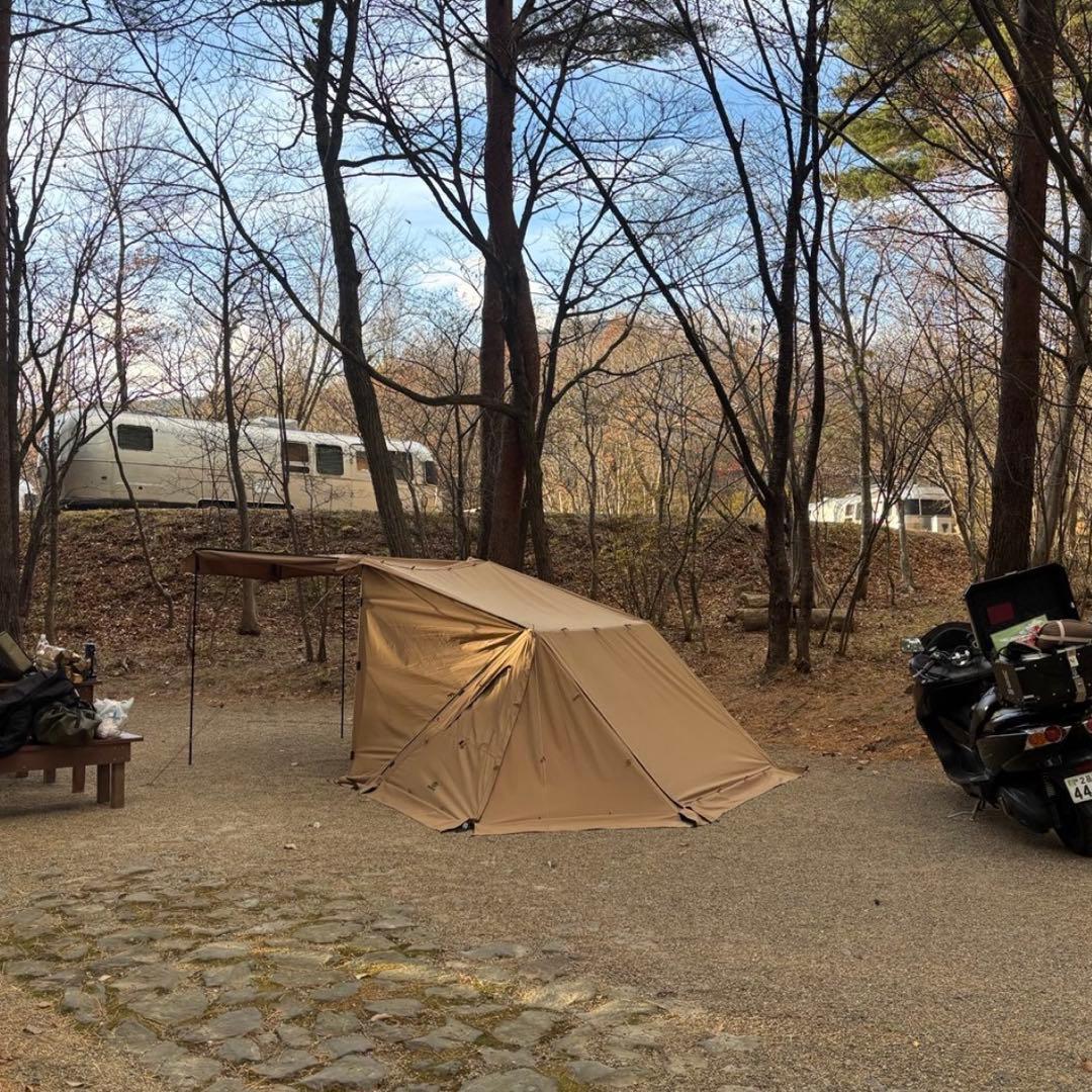 【美品】goglamping パップテント2.0 芝サイト使用5回