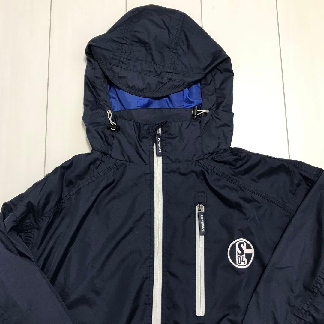 サッカー古着！FC Schalke 04 ナイロンパーカー ウィンドブレーカー