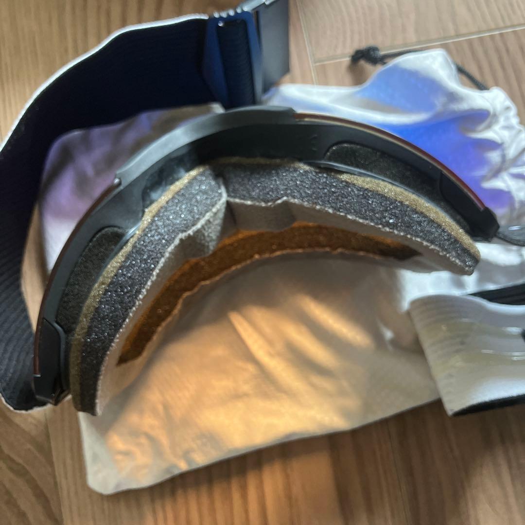 スミス調光レンズスキーゴーグルSMITH収納袋付き　スノーボードゴーグル