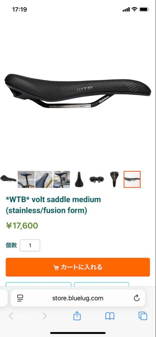 パーツ WTB* volt saddle medium (stainless/fusio
