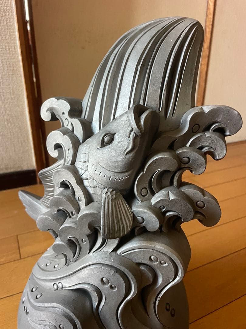 昇鯉の置物