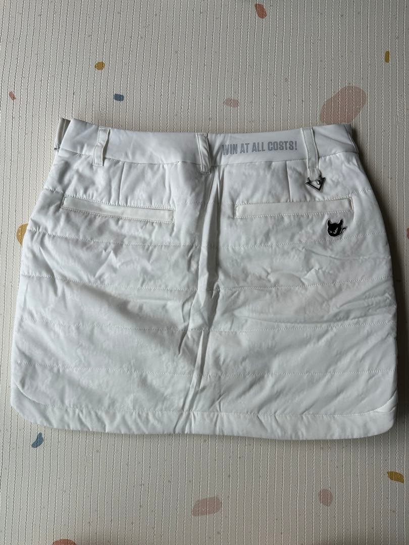 【美品】WAAC ワック　中綿入りスカート　サイズM ホワイト