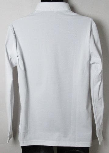 新品 マンシングウェア ゴルフ　サンスクリーン 長袖ポロシャツ/L/ホワイト