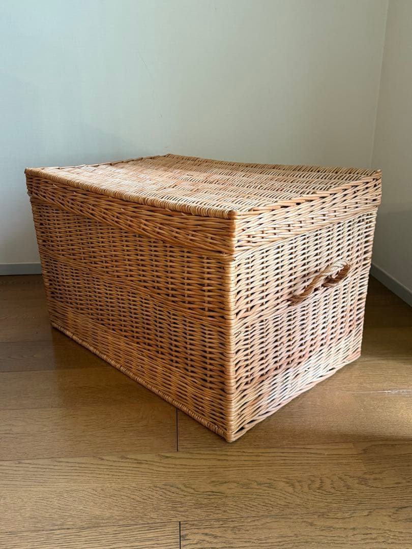 大きなウィッカーバスケット