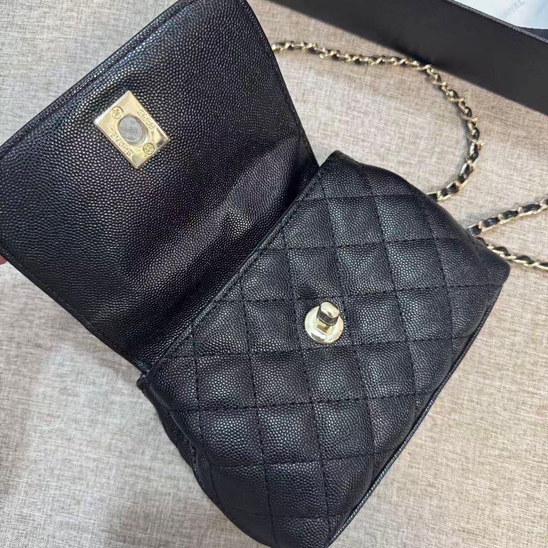 VIP限定CHANEL ノベルティ ショルダーバッグ ハンドバッグ ブラックop