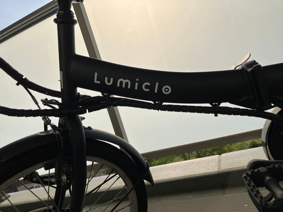 Lumiclo 電動アシスト折りたたみ自転車 黒