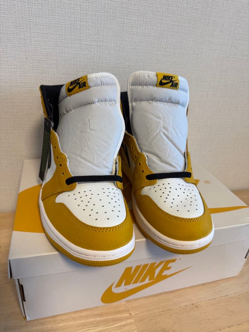 Nike エアジョーダン1 レトロ ハイ OG イエローオークル 27.5cm