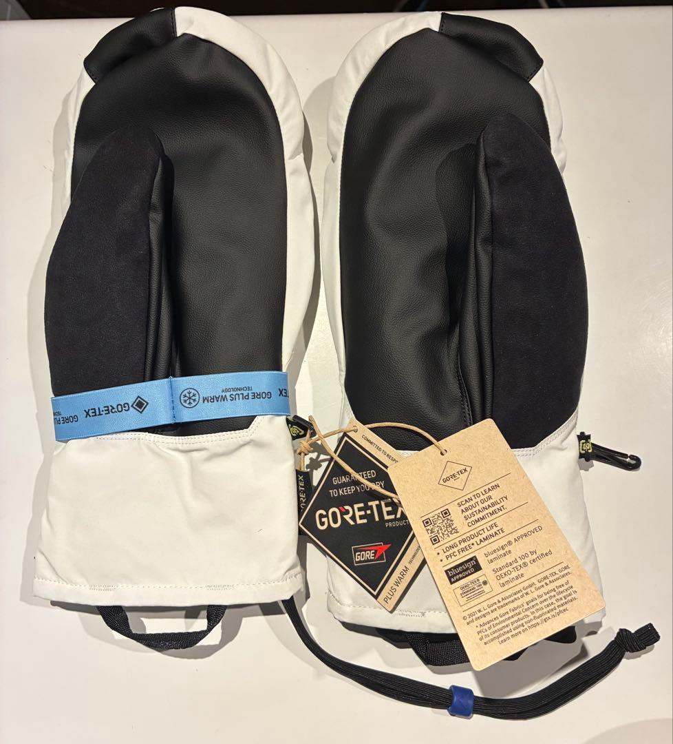 Burton GORE-TEX アンダーグローブmittenWhite Lサイズ