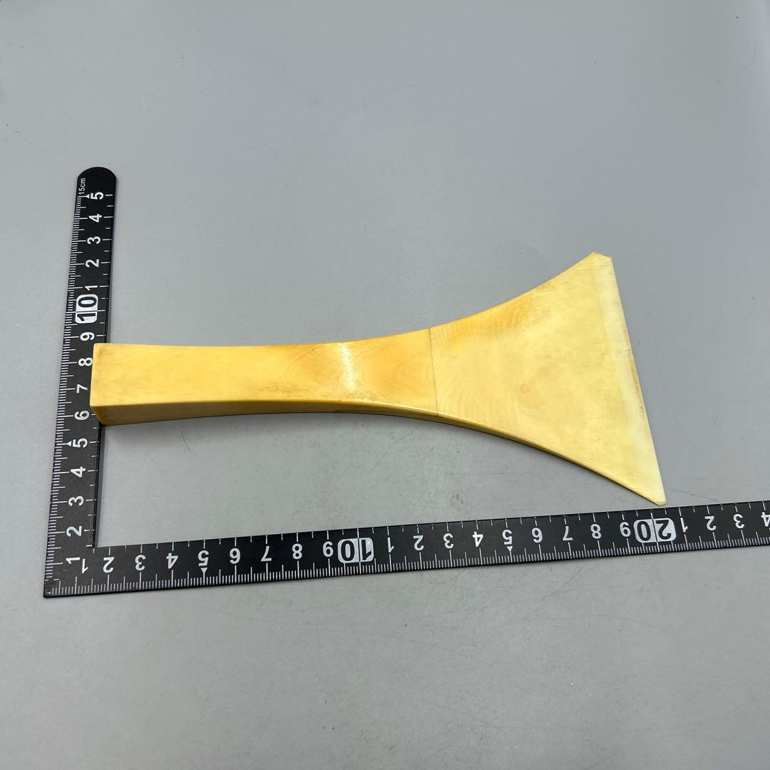 訳あり255ヴィンテージ　天然素材　三味線バチ 重約91g