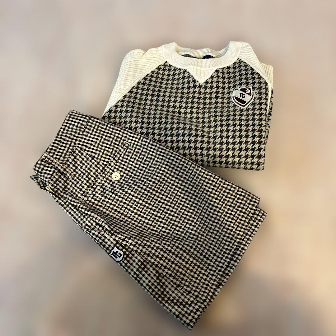 PEARLY GATESセットアップ 上ニット素材