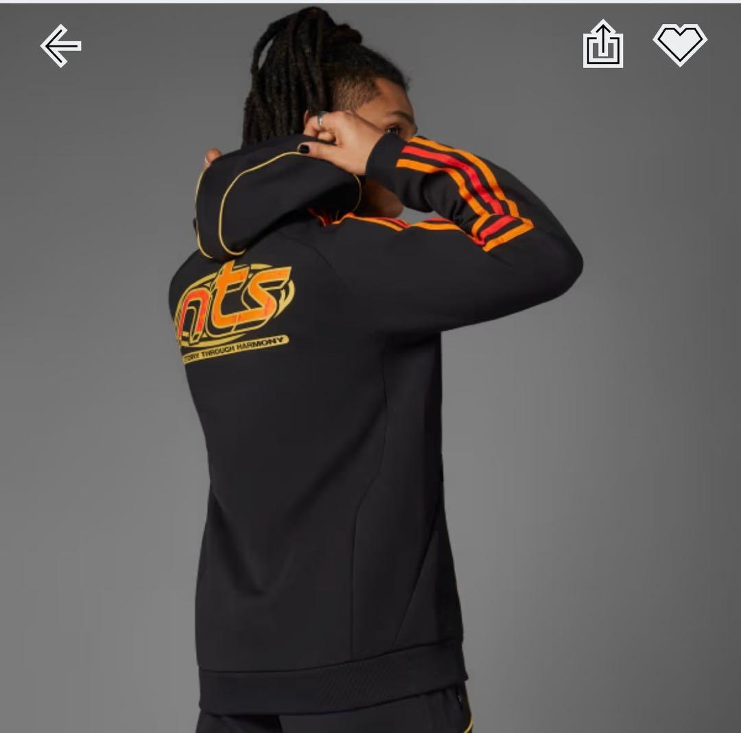 アディダス アーセナル×NTS パーカー　【新品 】ブラック XL adidas