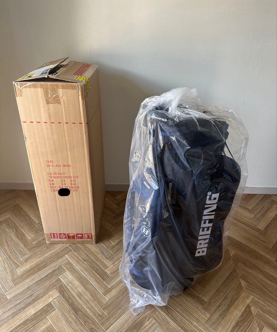 最終値下げ新品CR-4#03ネイビー キャディバッグブリーフィング79,200円