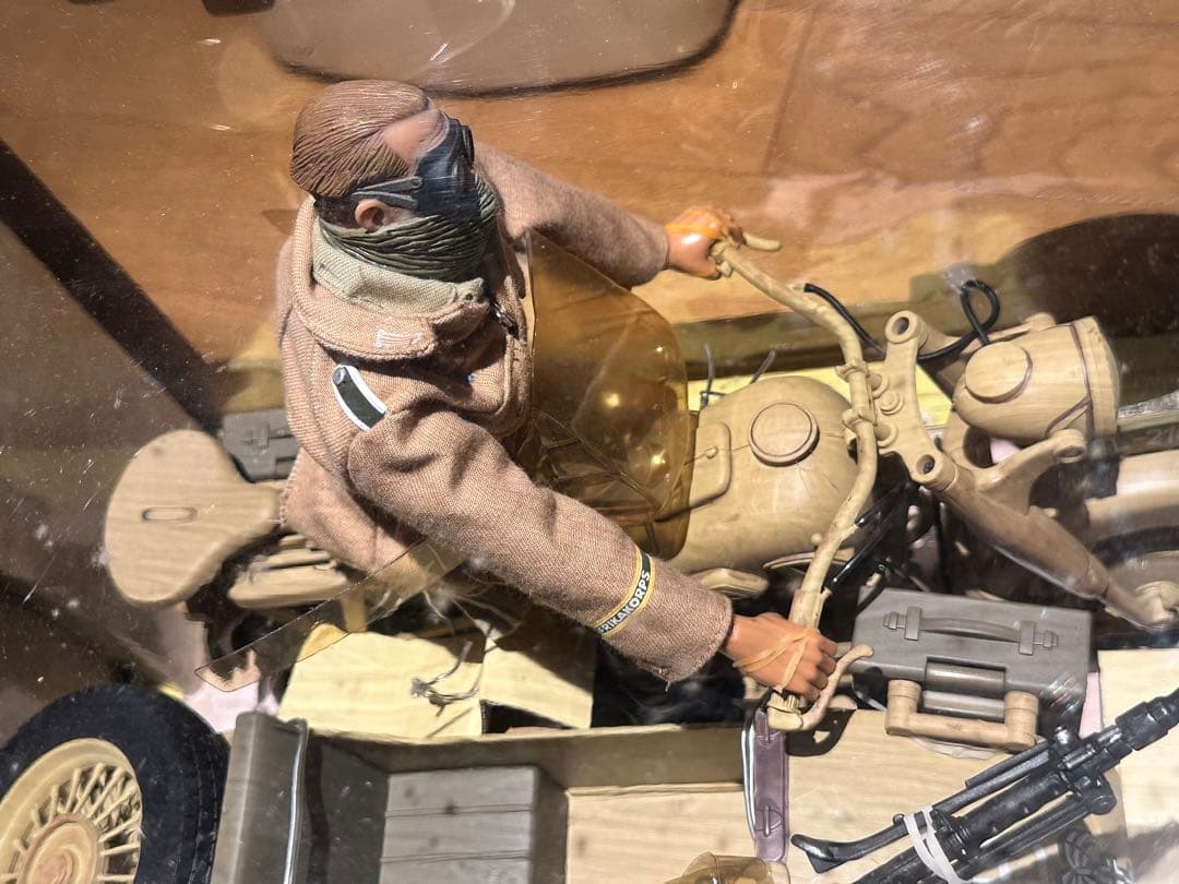 絶版品　1/6サイズ　ドイツ軍アフリカ大隊　サイドカー