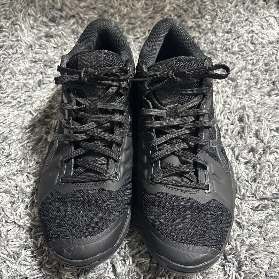 極美品 ASICS GELBURST 26 黒 26cm バッシュ ゲルバースト