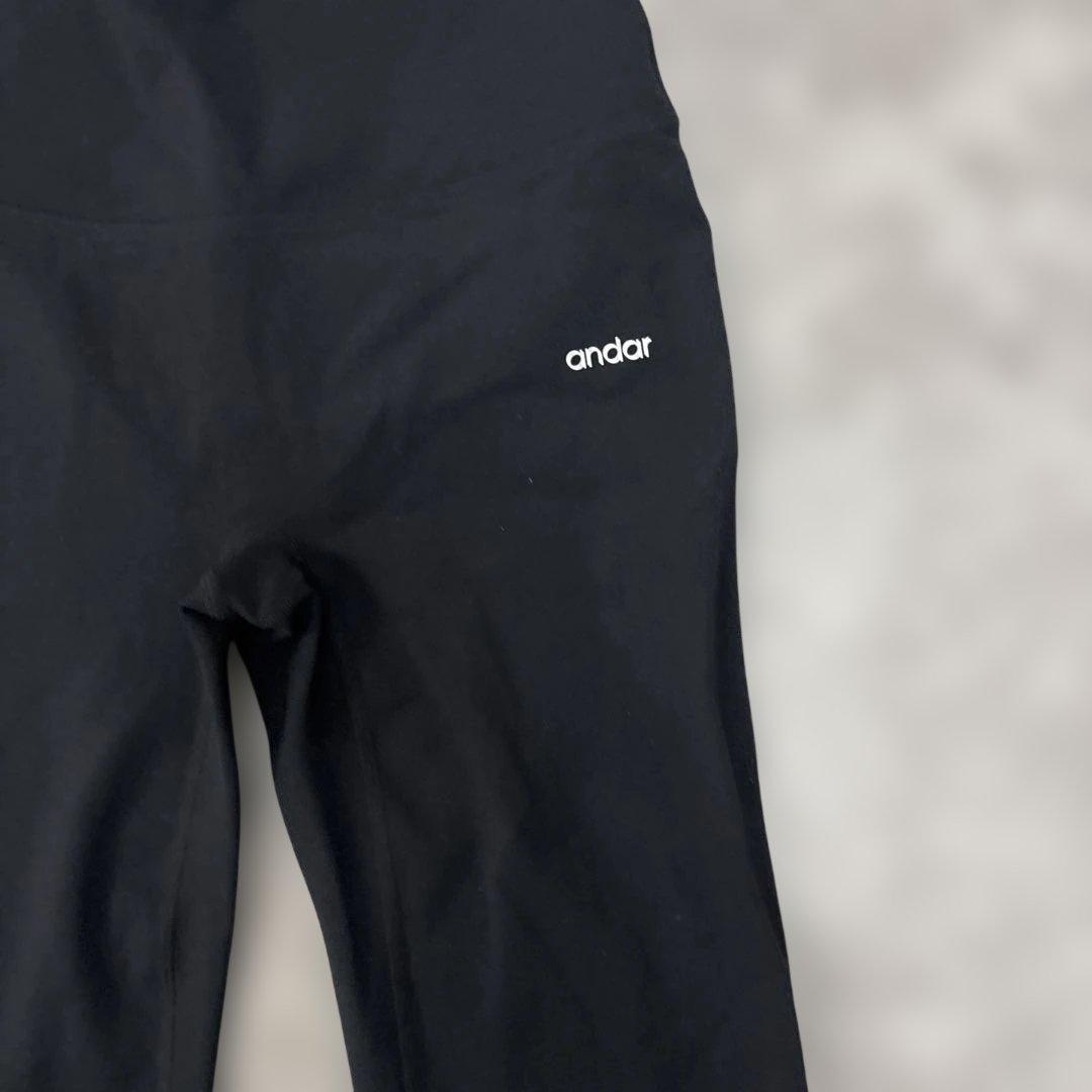 andar ブラック レギンス L