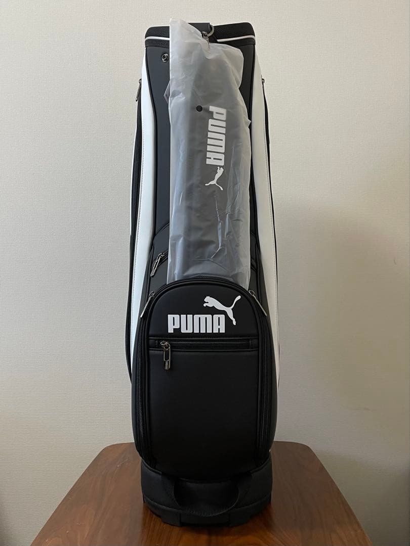 新品未使用　PUMA（プーマ）キャディバッグ　軽量　黒/白
