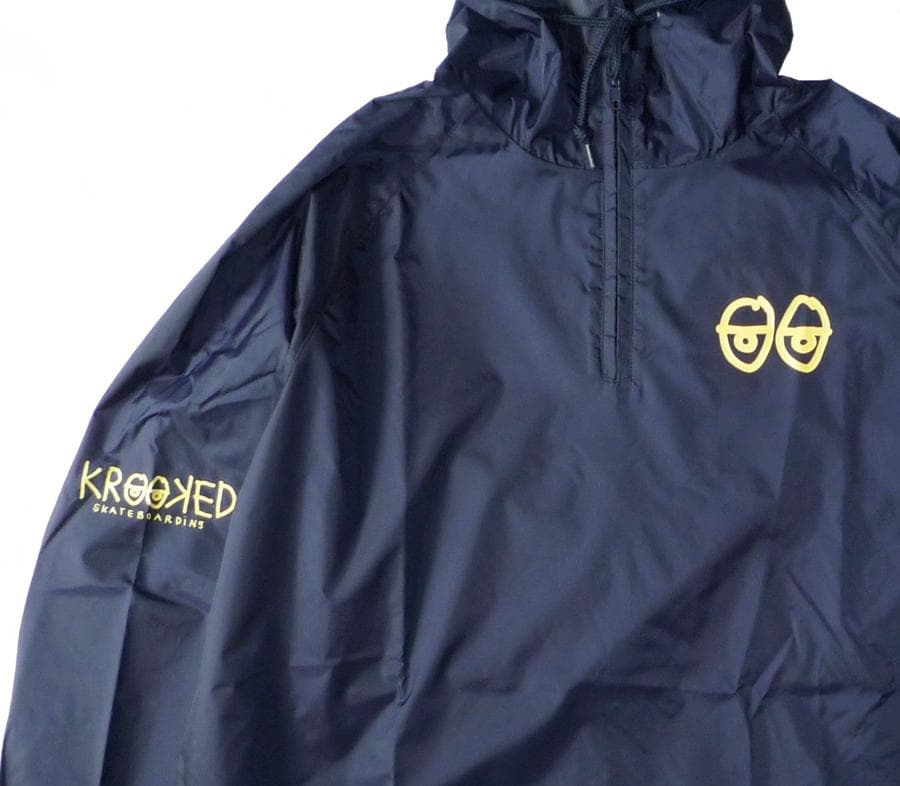 スケートボード KROOKED EYES PACKABLE ANORAK JACKET GONZ