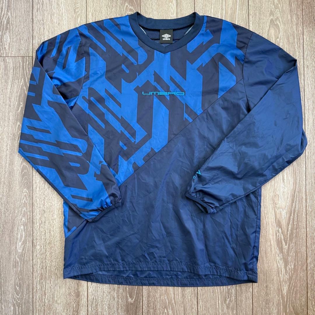 美品 アンブロ Umbro ピステ上下 ウィンドブレーカー 3点セット メンズL