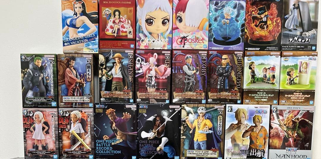 ワンピースフィギュア　プライズ　まとめ売り　55体