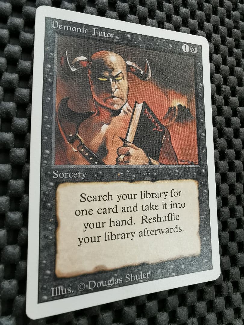 Demonic Tutor 　悪魔の教示者　英語版　mtg