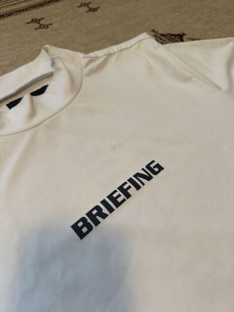 BRIEFING ハイネック ホワイトシャツ