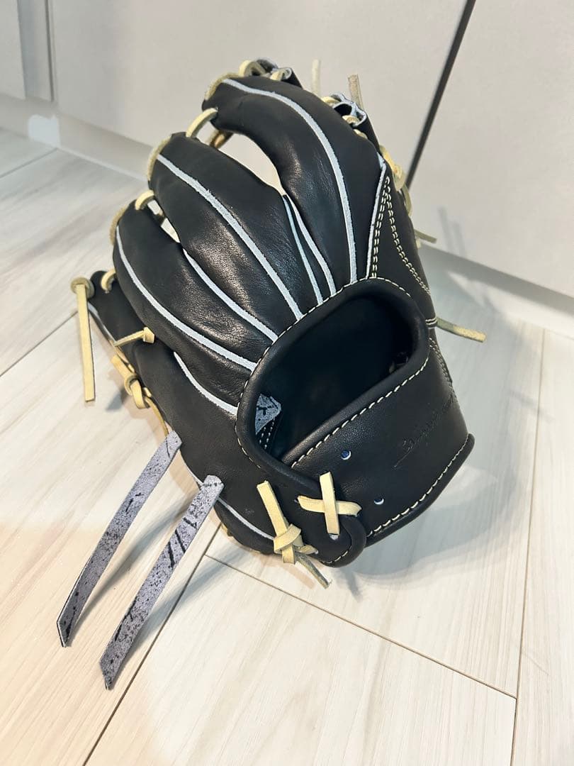 和牛JB 006Ｔ　小指２本　プロテオス型付　屋外未使用　黒　ショートサード