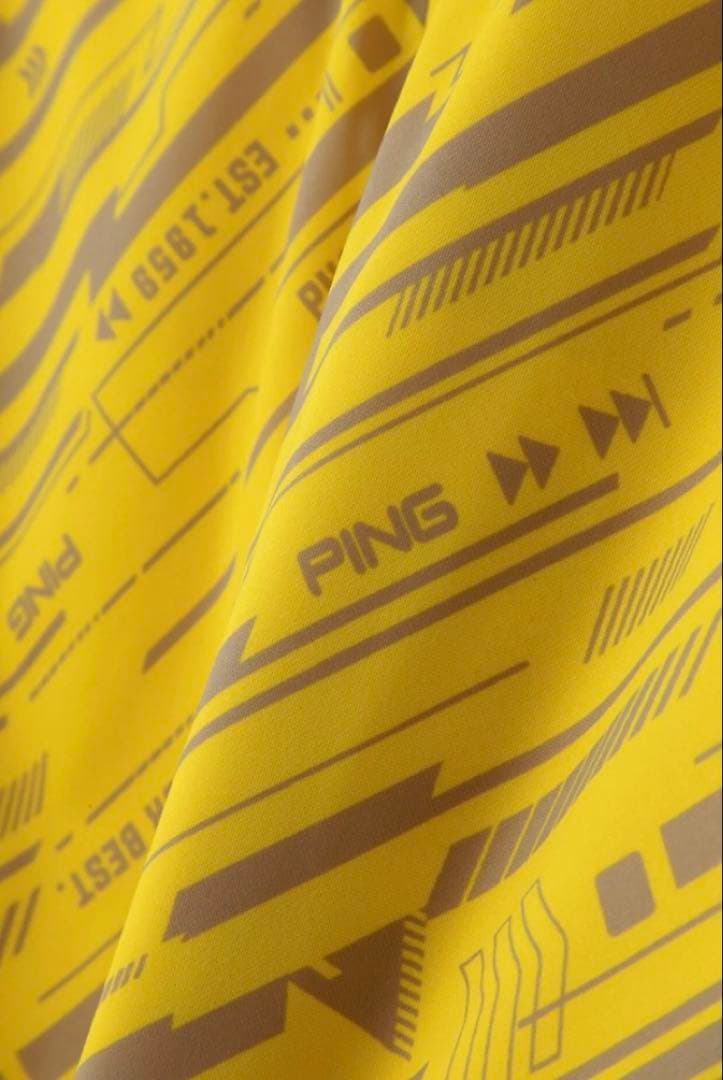M ☆新品☆ PING 撥水 フルジップブルゾン ゴルフ　レディース　イエロー