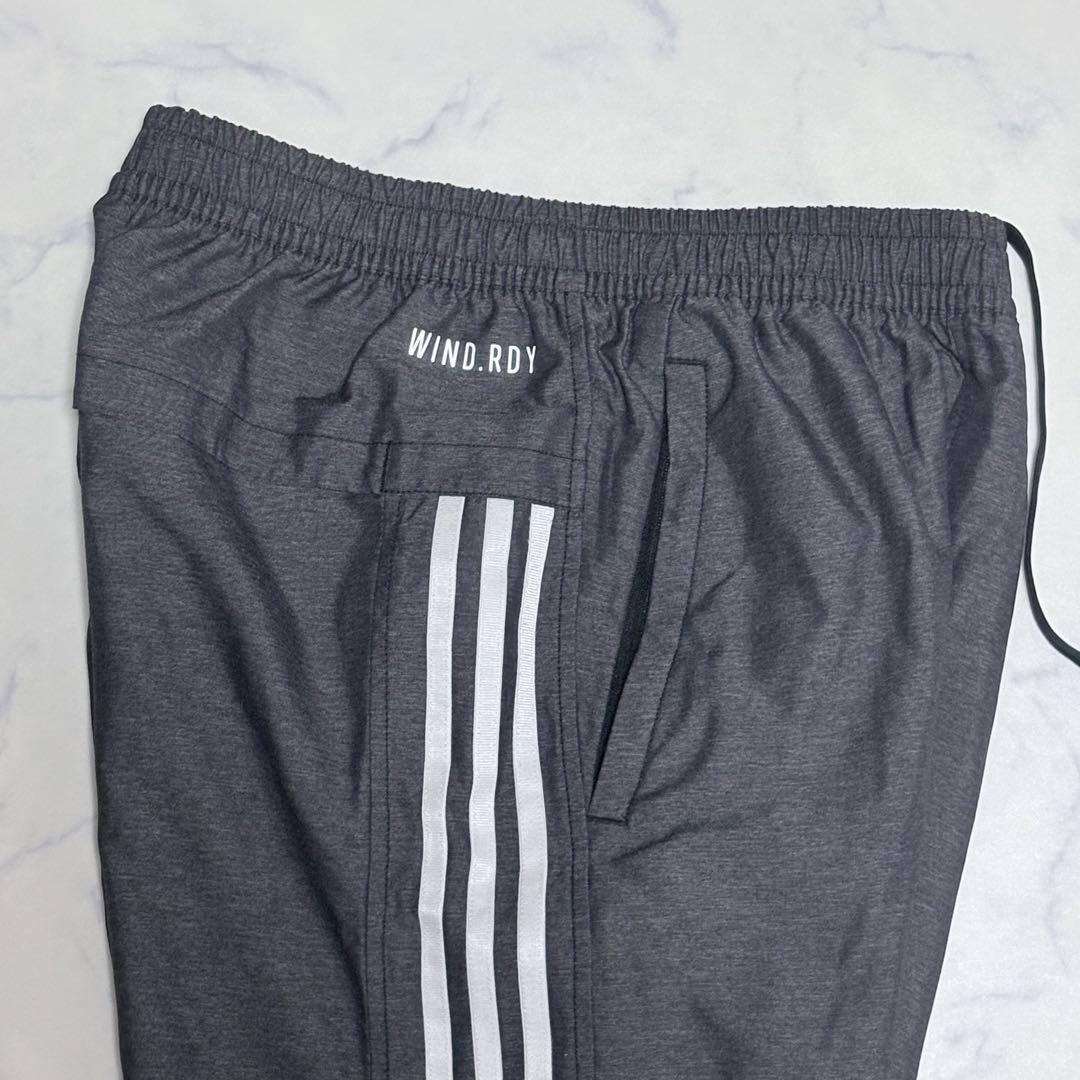 adidas アディダス ウインドブレーカー 上下セット グレー Mサイズ