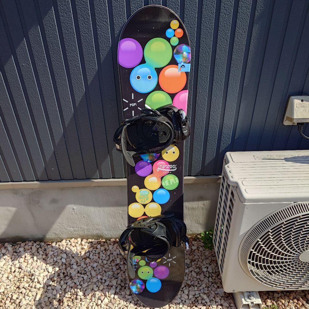 スノーボード ジュニア 2点セット HEAD 108cm ホットワックス済み