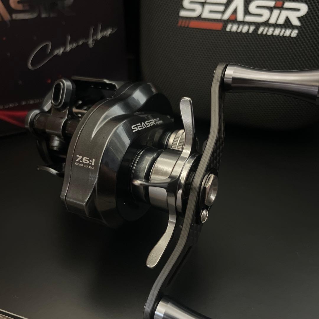 DC搭載 Seasar dc round pro ベイトフィネス　ベイトリール左