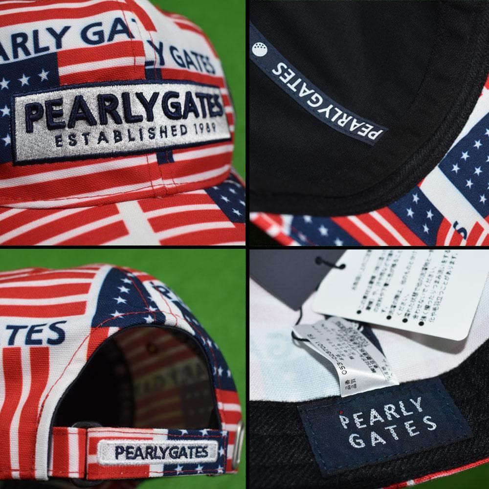 PEARLY GATES/パーリーゲイツ ゴルフ キャップ【国旗柄】新品！