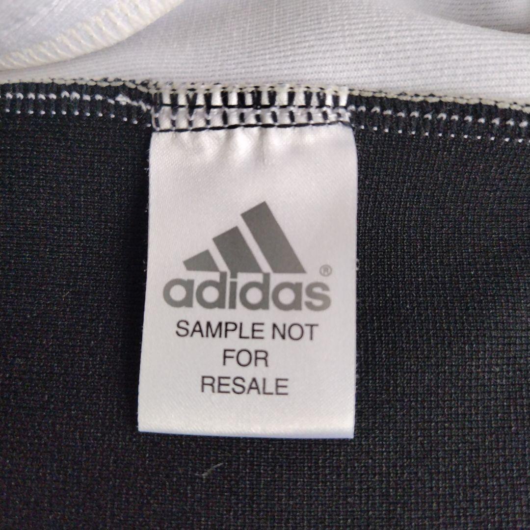 adidasトラックジャージ ジャケット サンプル品 非売品 ロゴなし希少M