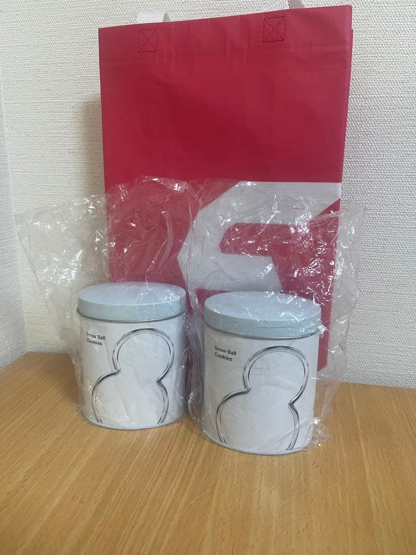  Man ポップアップ　スノーボールクッキー 2個セット ショップバッグ