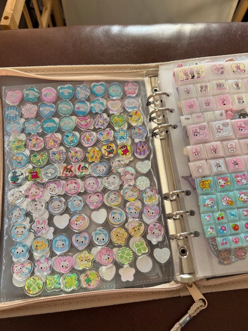 シール帳　ボンボンドロップシール　おはじきシール　タイルシール