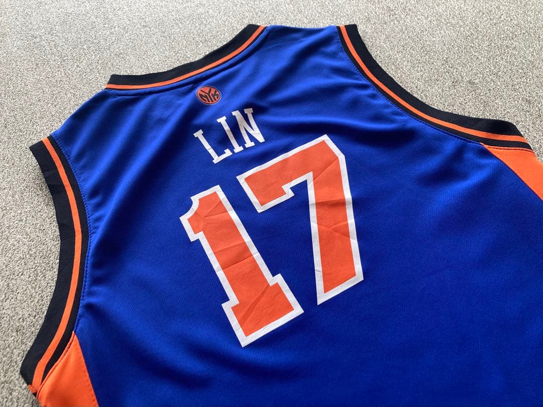 あ*ぼ様 《adidas NBA》NYニックス　ジェレミーリン　バスケ ゲームシ