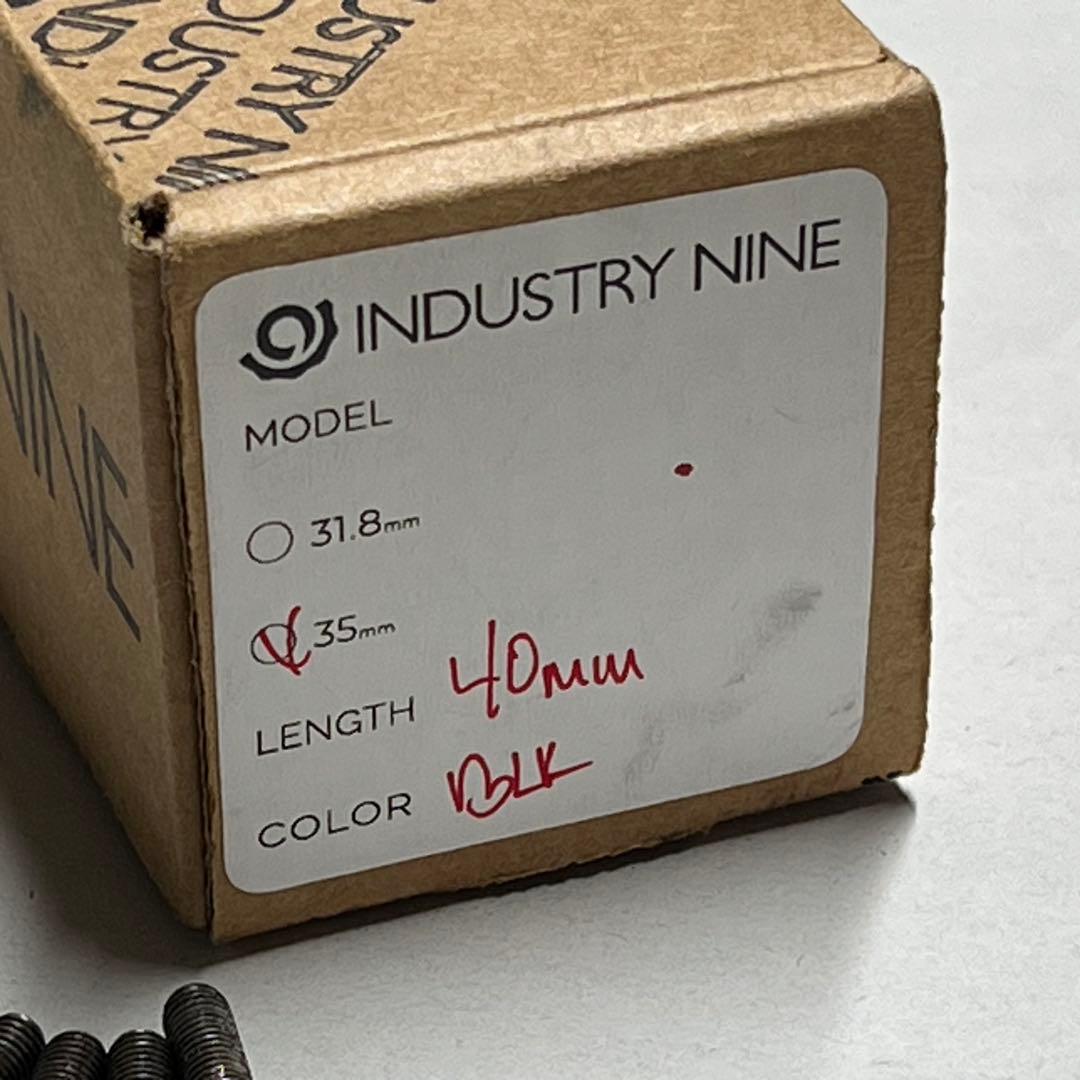 INDUSTRY NINE A35ステム 40mmチタンボルト付き MTB