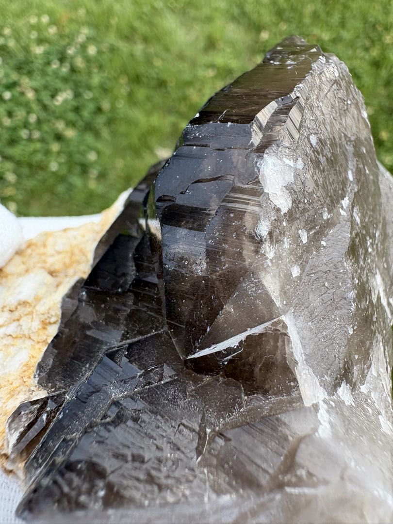 【匿名発送】スカルドゥ産　スモーキー水晶（カテドラル）