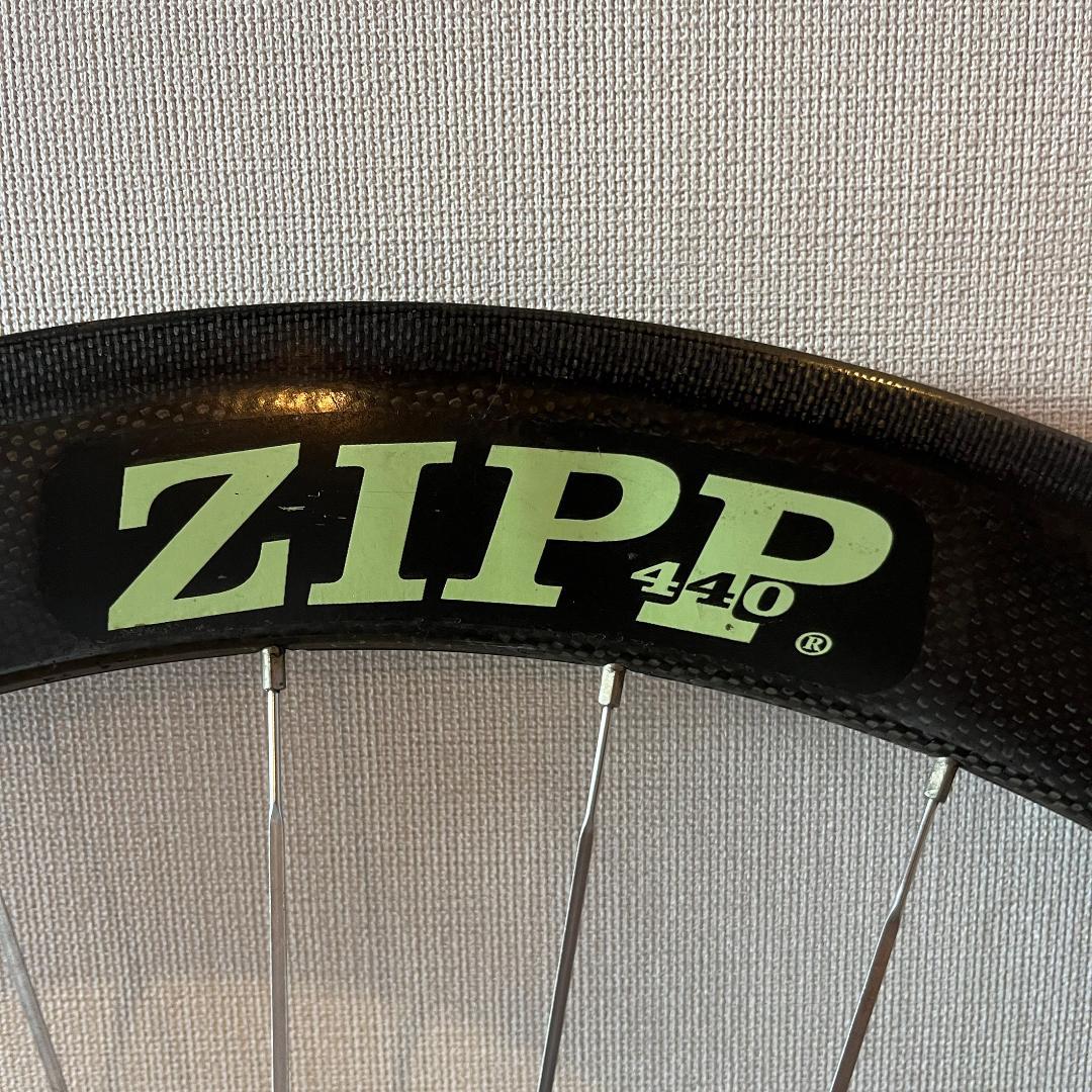 ZIPP440 カーボン チューブラー フロントホイール 700c クイック付