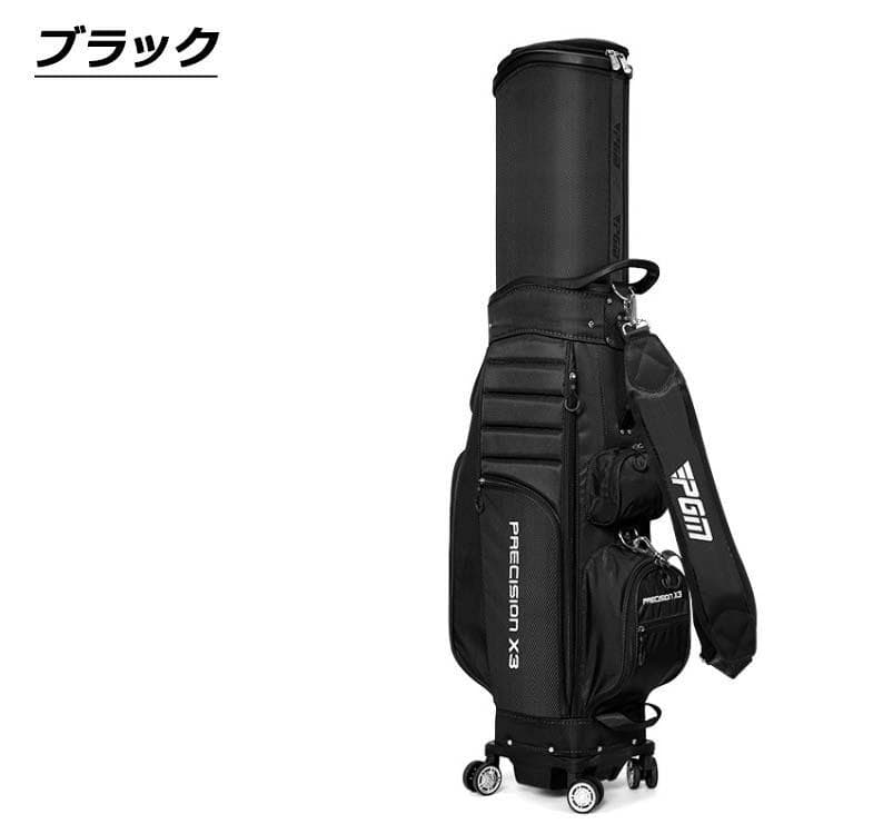 PGM ゴルフバッグ キャディーバッグ 8分割 9型 4輪キャスター 未使用品
