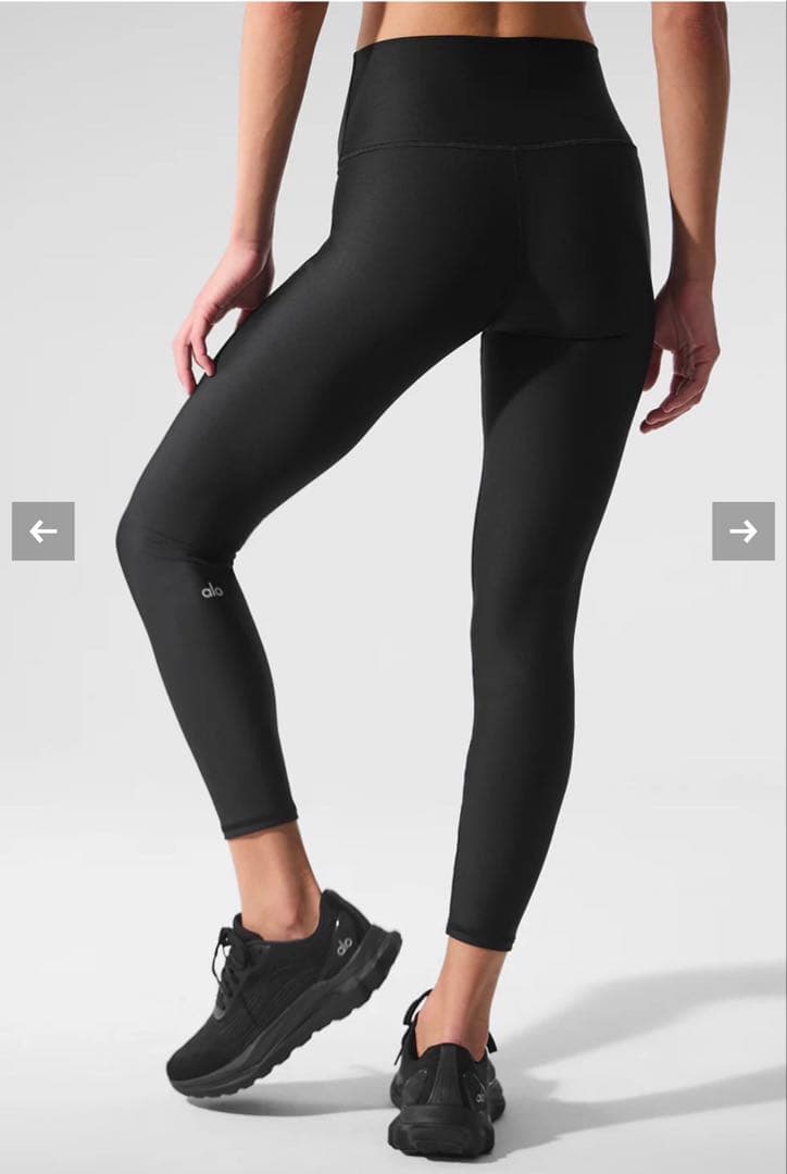 alo 7/8 High-Waist Airlift Legging ブラックS