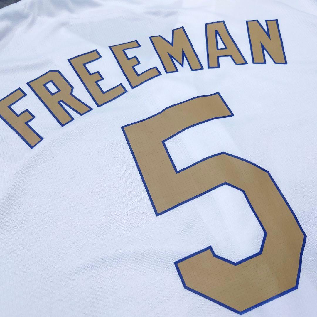 未使用 LA Dodgers フレディ・フリーマン選手 優勝記念 ユニフォーム