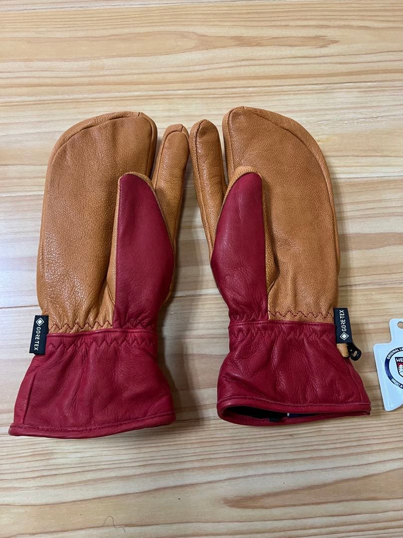 HESTRA 3-Finger GTX Full LEATHER サイズ7