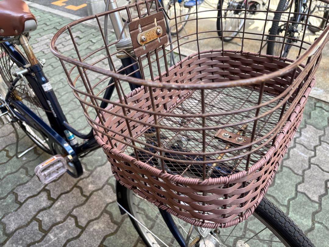 【大阪府茨木市】丸石　シティサイクル　26インチ　6段変速　オートライト