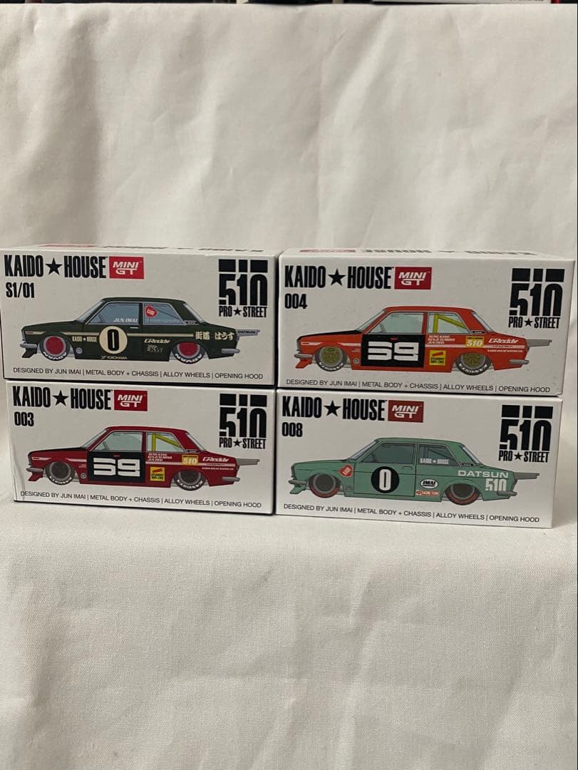 KAIDO HOUSE 510 ミニカー 4台セット